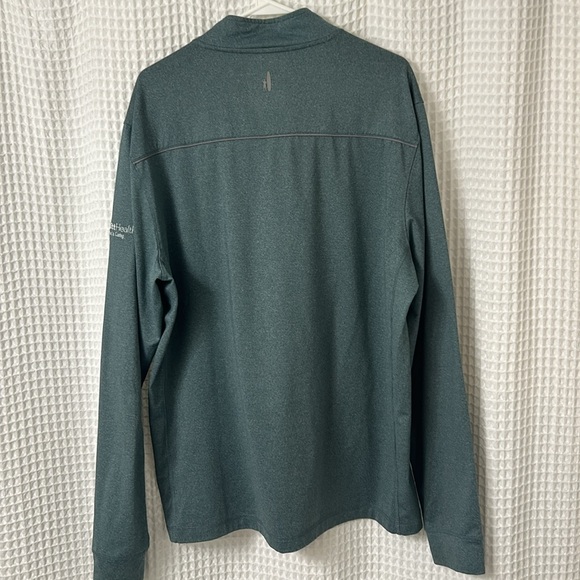 Johnnie-O Men’s 1/4 Quarter Zip Green XL - Picture 4 of 6